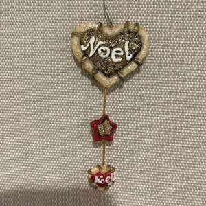 Handmade NOEL (3) ornament
